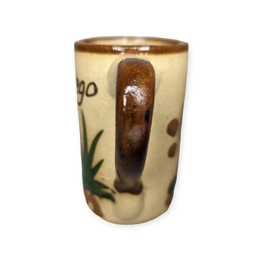 San Diego Souvenir Pottery Miniature Mug